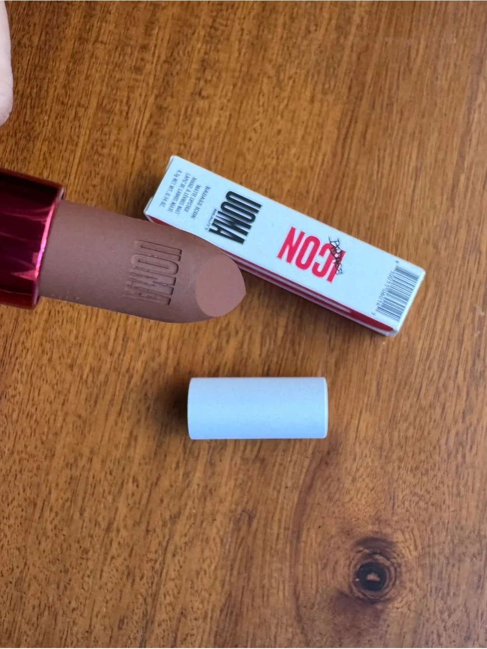 UOMA Beauty Matte Lipstick - Warm Taupe Brown in shade Tracy